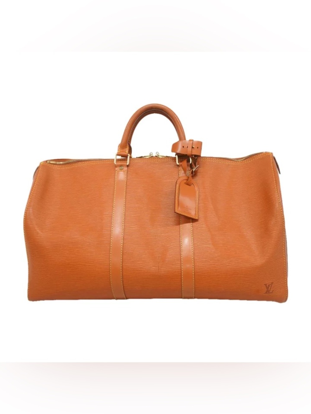 Authentic Louis Vuitton Keepall 50 Epi leather cipango brown duffle bag - Picture 3 of 14